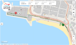 Tout le programme aquathlon en détail du Triathlon de Saint-Raphaël by Roxim : retrait des dossards, parcours S et parcours M…