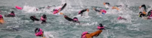 Tout le programme aquathlon en détail du Triathlon de Saint-Raphaël by Roxim : retrait des dossards, parcours S et parcours M…